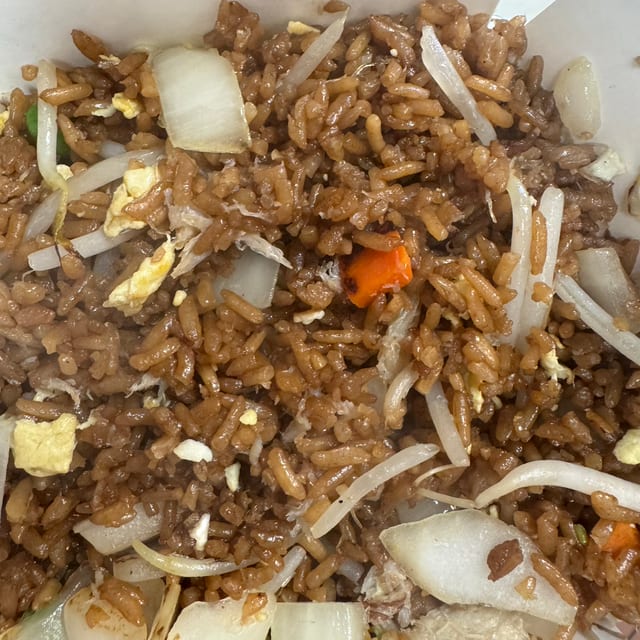 Crab Meat Fried Rice.