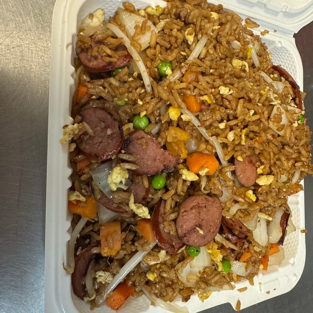 Smoked Sausage Fried Rice.