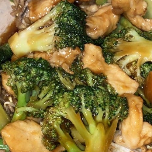 Chicken with Broccoli.