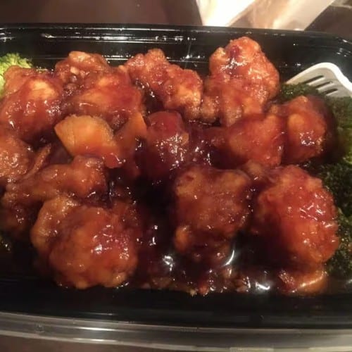 Crispy Orange Chicken.