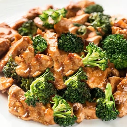 Chicken with Broccoli.