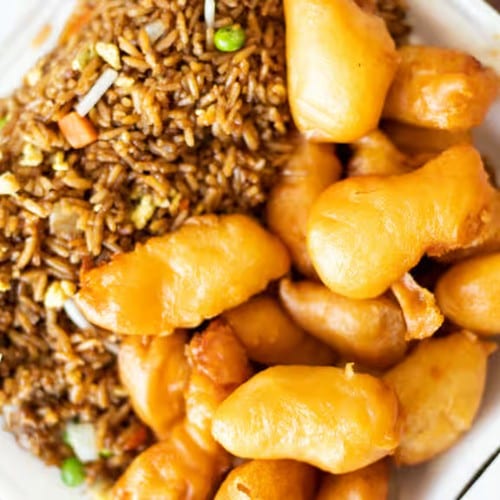 Sweet & Sour Chicken.